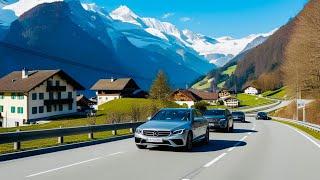 Driving In Switzerland Before Spring Season | Spectacular Road Trip in Canton of Schwyz