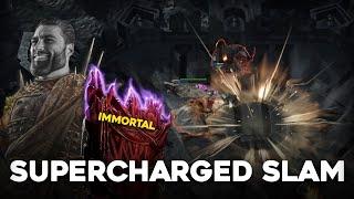 One shot the entire screen with Immortal Supercharged Slam | Path of Exile 2