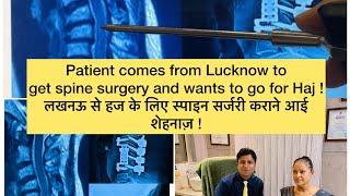 Spine surgery patient goes to HAJ from Lucknow-Dr Saurabh Kapoor SpineSurgeon