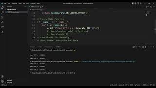 Create Simple OTP Generator Using Python | Python Project | Undeniable Hack