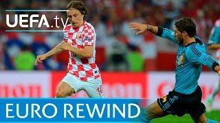 UEFA EURO 2012 highlights: Croatia 0-1 Spain