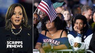 Kamala Harris doesn't speak at watch party, expected to address nation today