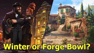 Forge of Empires: Winter Event vs Forge Bowl Event - When To Spend Diamonds?