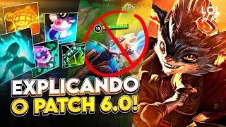 T-HEX REMOVIDO, NOVOS ITENS, MUDANÇAS NO MAPA, BUFFS E NERFS! - PATCH 6.0 EXPLICADO | LoL Wild Rift