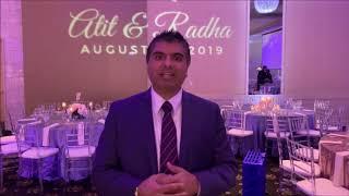 Radha and Atit August 2019 LaCentre Westlake Ohio DJ Naveen Sharma Wedding Gig Log