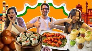 LATINOS try INDIAN FOOD!! Foreigners try Indian food |  Indian Food Reaction | Indian In Israel