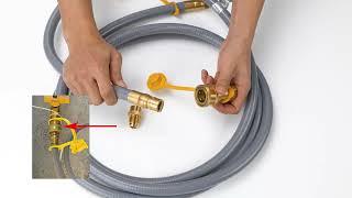 Effortlessly Connect Your Propane Appliances | RV Quick Connect Propane Hose Tutorial