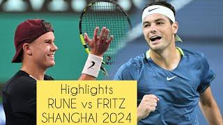 RUNE vs FRITZ HIGHLIGHTS SHANGHAI 2024