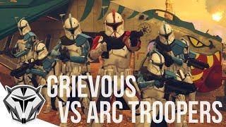 Grievous vs ARC Troopers Recreated in Battlefront 2! (Clone Wars 2003)