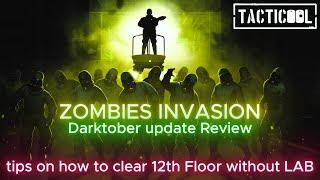 #tacticool DARKTOBER zombies update review + how to complete 12th floor without Labotory ️