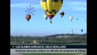 Globos aerostáticos en Sevilla para celebrar el centenario de Tablada (2020)