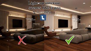 HOW TO LIGHT UP INTERIOR SCENES PROPERLY IN LUMION | Scenes with less or no natural light sources