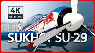  RAW SOUND  - SUKHOI SU-29 - SUPERCHARGED 9 CYLINDER RADIAL ENGINE - PREFLIGHT + ENGINE START-UP