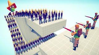 WW2 ARMY vs 100x ZOMBIES AND GIANTS - Totally Accurate Battle Simulator TABS