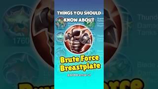 Things You Should Know About Brute Force Breastplate | MLBB Item Guide