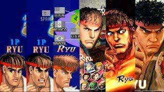 Evolution of Street Fighter Select Screen & VS (1991 to 2018)