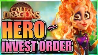 Starting Hero Pairs & Investments [F2P & Spenders] Call of Dragons