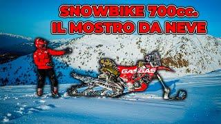 ️️THE FIRST SNOWBIKE IN THE WORLD, THE GASGAS ES 700 - 80 HORSEPOWER MOTORCYCLE ON THE SNOW, A ...