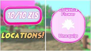 How to get IN-GAME FLOWER GLOWSTICK & FIND ALL 10 ZLS in Roblox ZARA LARSSON DANCE PARTY