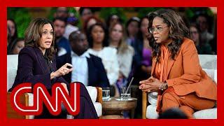 Oprah asks Harris about stepping in as presidential nominee. Hear her response