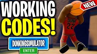 ALL *NEW* DUNKING SIMULATOR ROBLOX CODES 2022 FEBRUARY | DUNKING SIMULATOR CODES ROBLOX