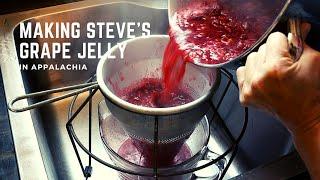 Making Uncle Steve's Grape Jelly in Appalachia