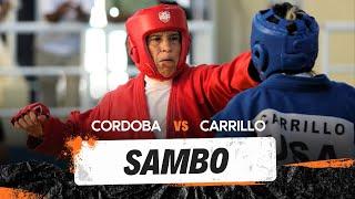 CORDOBA Reina vs CARRILLO Katherine. Pan American Sambo Championships 2023