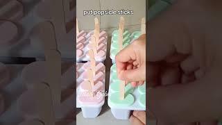 Patok sa tag-ulan popsicles #shortsviral #creamsicles #popsiclerecipe #food