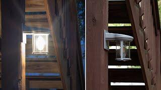 Solar Coach Lantern w/ Edison Bulb | Solar Lighting for Any Outdoor Setting