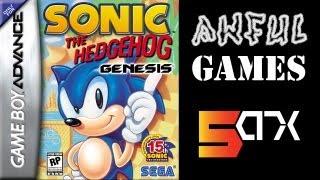 AWFUL GAME: Sonic the Hedgehog Genesis (Game Boy Advance) (Anniversary Edition)