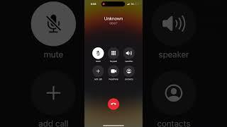 Incoming call iPhone 14 pro max