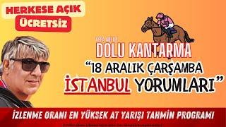 CANLI YAYIN | 18 Aralık İstanbul Koşu Yorumları | Vefa Abi İle Dolu Kantarma