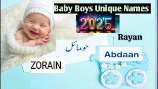 Baby Boys New  Names 2025/Babys Boys Beautiful Meaning Names/Trending Boys  Names 2025