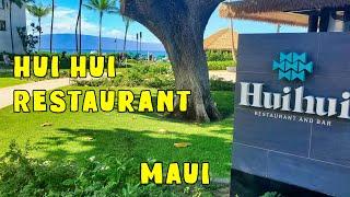 Hui Hui Restaurant & Bar Maui.  Kaanapali Beach Hotel Ocean View