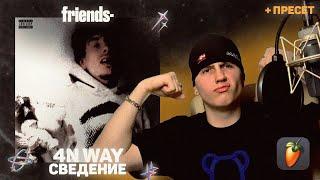 Сведение 4N WAY - "FRIENDS-" | FL STUDIO ПРЕСЕТ