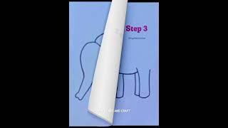 How to Draw a Elephant for Kids Step by Step #drawing #shorts #video