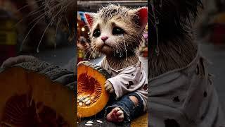Cat crying || eat pumkin #cat #meow