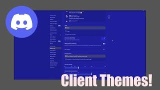 New Discord Experiment - CLIENT THEMES! Colored Discord Window