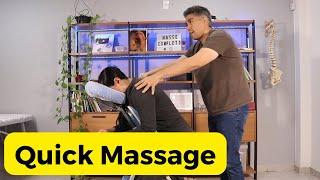 Quick Massage em uma Aluna com Dicas de Ouro!