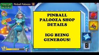 Lords Mobile - PINBALL PALOOZA SHOP DETAILS - IGG being generous?