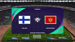 Finland vs Montenegro - Helsingin Olympiastadion | 07 June 2022 | PES 2021 Gameplay