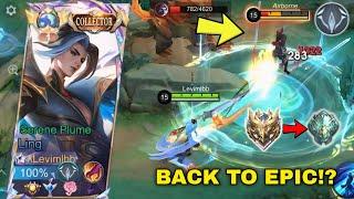 WHEN GLOBAL LING BACK TO EPIC RANK!! LING FASTHAND GAMEPLAY IN THE NEW SEASON (WITH NEW BUILD)!!