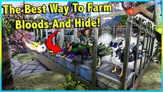 THE BEST WAY TO FARM HIDES AND BLOOD IN THE PRIMAL FEAR MOD!! || ARK PRIMAL FEAR!