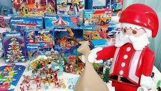 PLAYMOBIL Weihnachtssets 1996 bis 2001, Zirkus 2007, Vergnügungapark 2014 und US-Sets