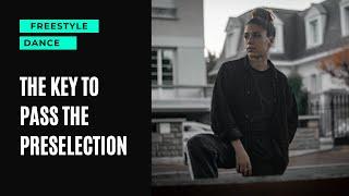 Freestyle dance teacher sharing how to approach preselection in dance battles | Laura Nala