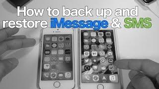 How-To: backup and restore SMS & iMessages on a clean install