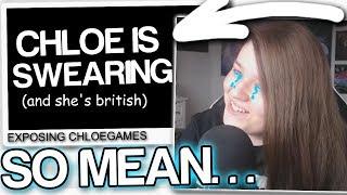 reacting to chloegames HATE videos yet again...