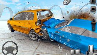 Car CrashCompilation Game|Extreme Beam Demolition Derby Car Drive