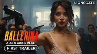 BALLERINA: A JOHN WICK Story – First Trailer (2024) Keanu Reeves, Ana de Armas | Lionsgate (HD)