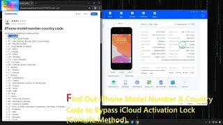 Find Out iPhone Model Number & Country Code to Bypass iCloud Activation Lock (Console Method)